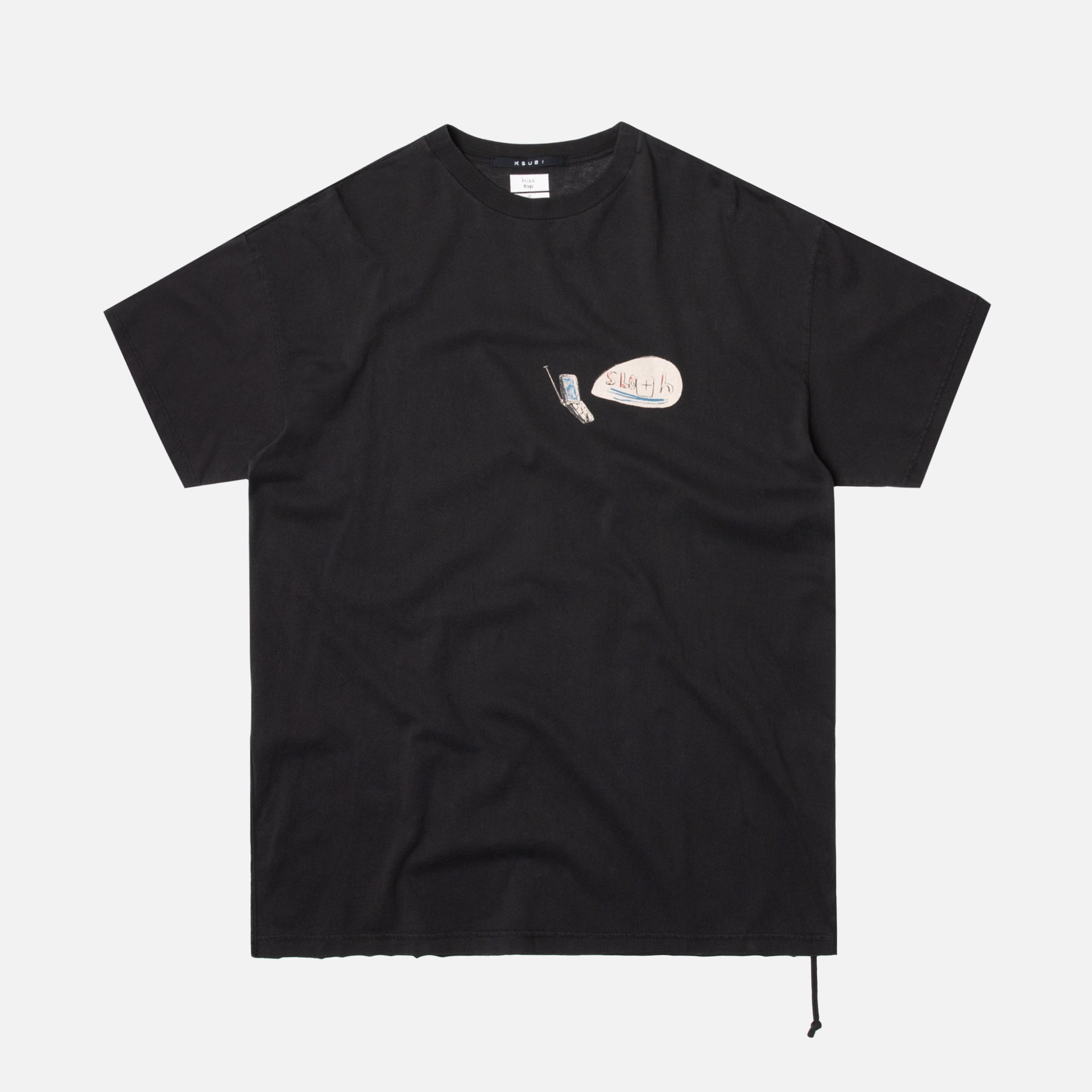 Ksubi x Hidjiworld Sloth Biggie Tee - Tru Black