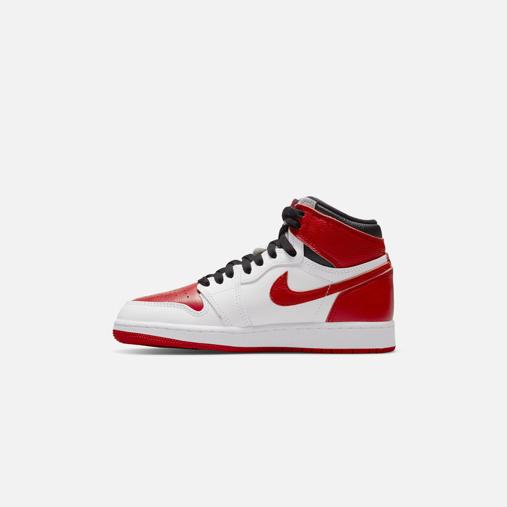 Nike GS Air Jordan 1 Retro High OG - White / University Red / Black – Kith