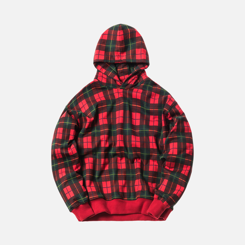 Kith shop flannel hoodie