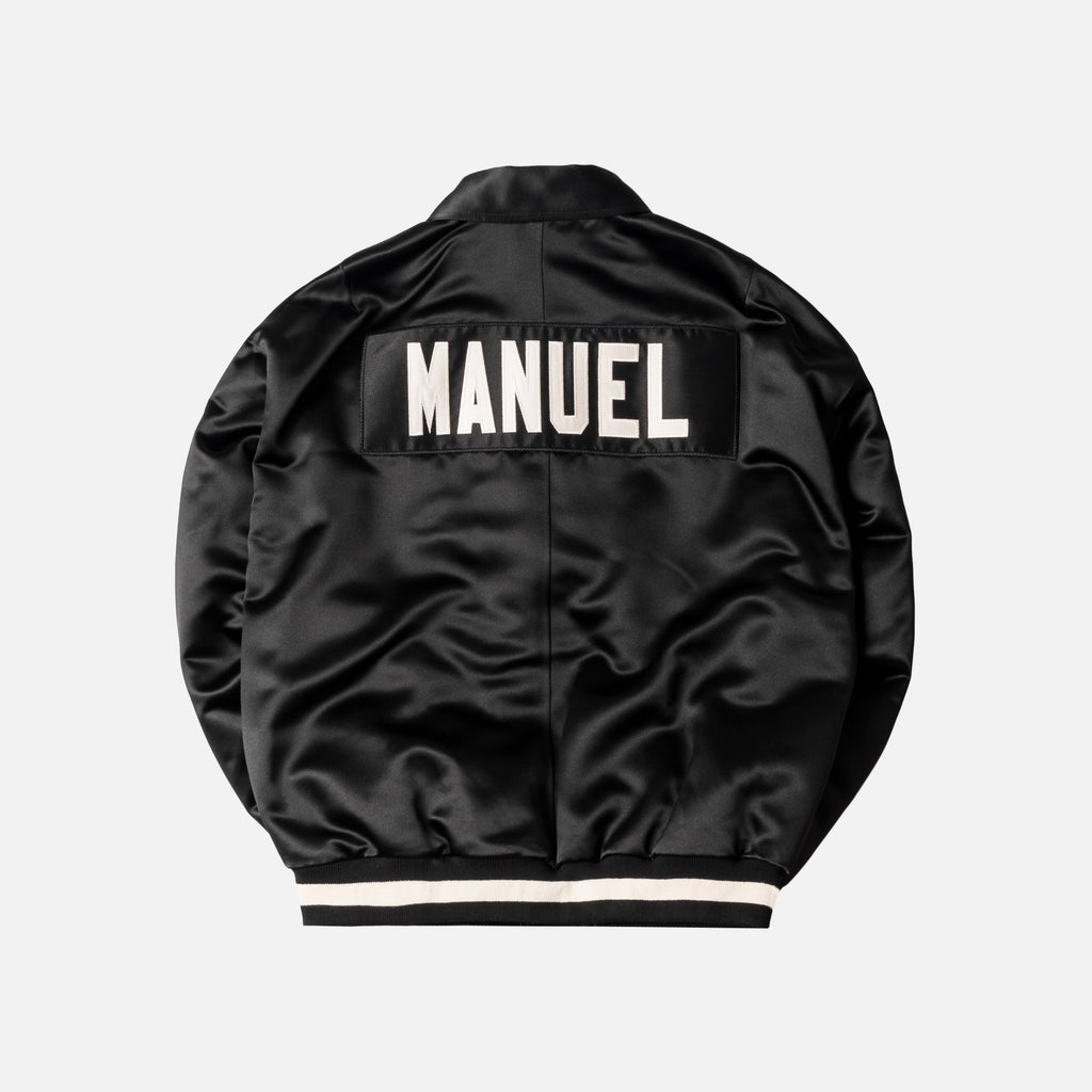 Fear of God 5th Collection Satin Manuel Baseball Coaches Jacket 