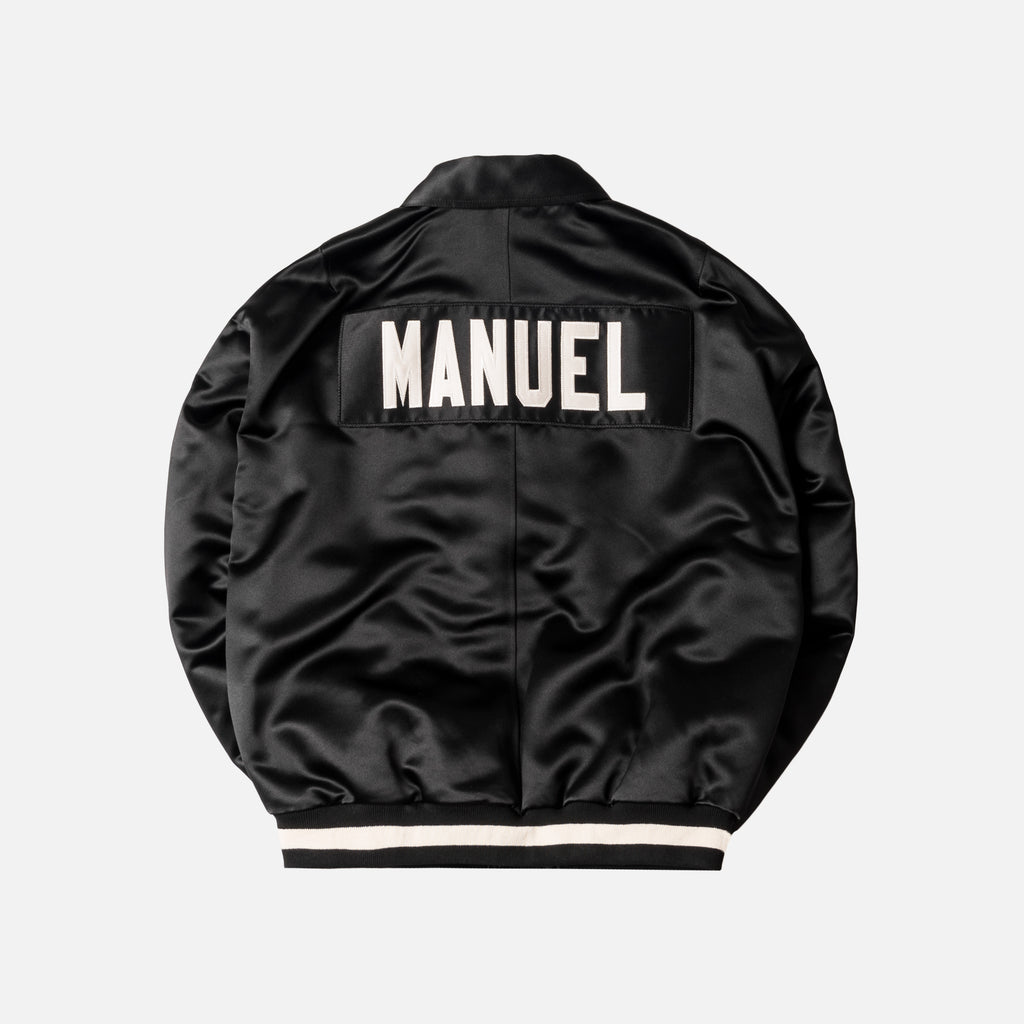 Fear of God 5th Collection Satin Manuel Baseball Coaches Jacket