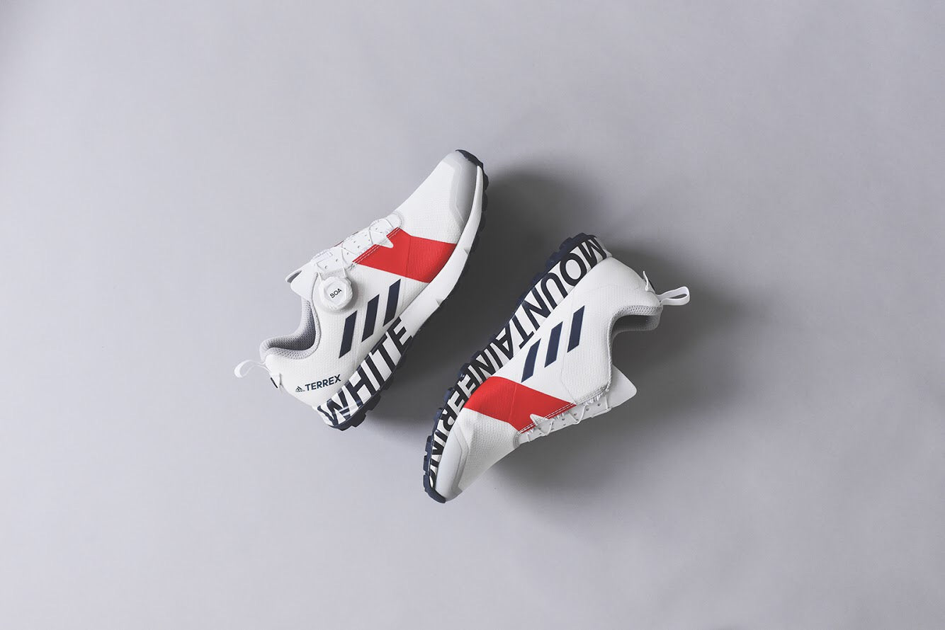 adidas TERREX x White Mountaineering Two BOA - Core White / Collegiate Navy / Red