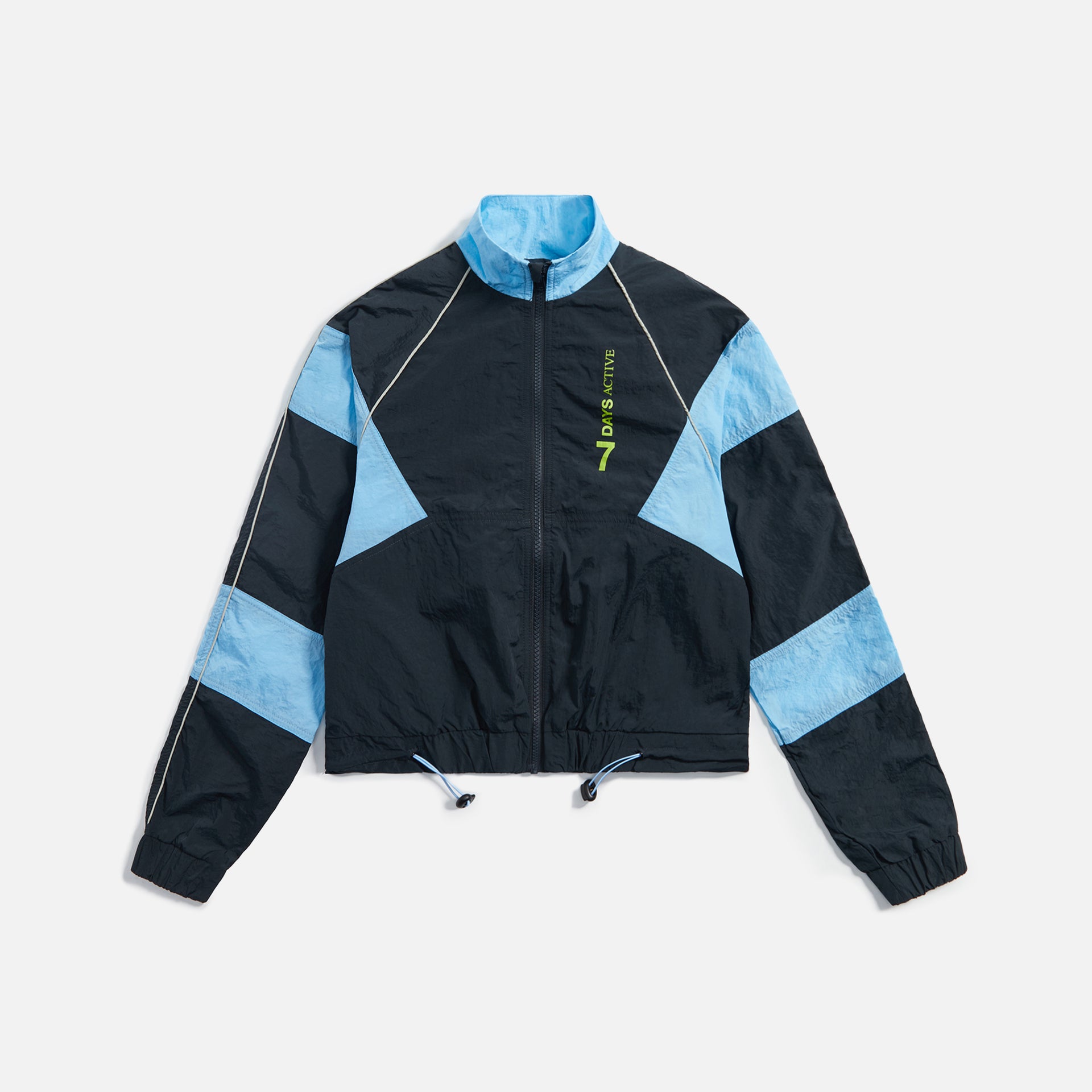 7 Days Active Asante Woven Jacket - Forest River Grey