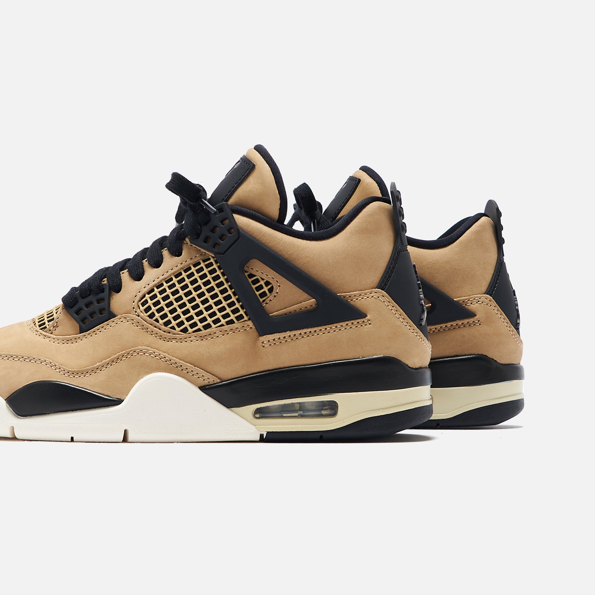 Nike WMNS Air Jordan 4 Retro - Mushroom / Black / Fossil / Pale Ivory