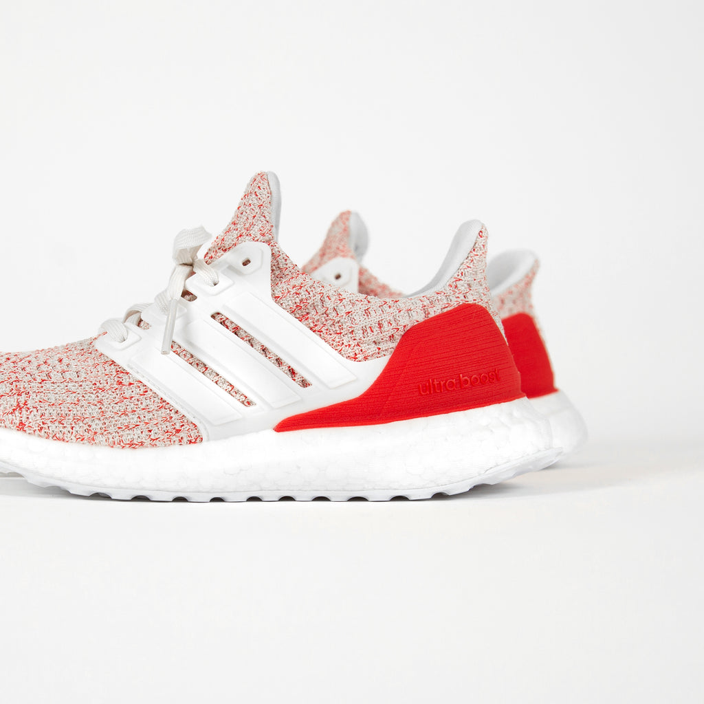 Ultra boost chalk white active red sales