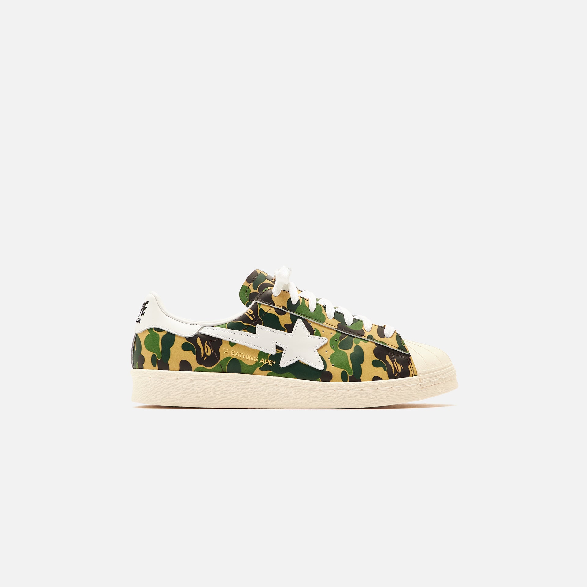 adidas x Bape Superstar 80s - White / Gold