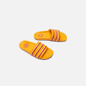 adidas Adilette x Eric Emanuel 'McDonald's All American - Bold Gold / Red / Footwear White