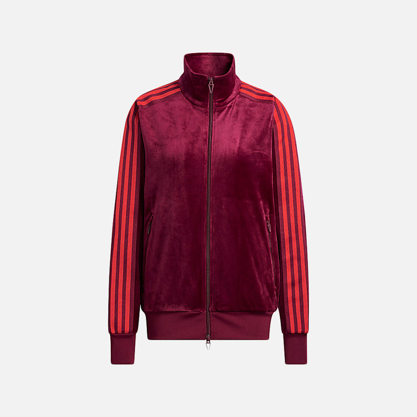 adidas x IVY Park Velour Jacket - Cherry Wood