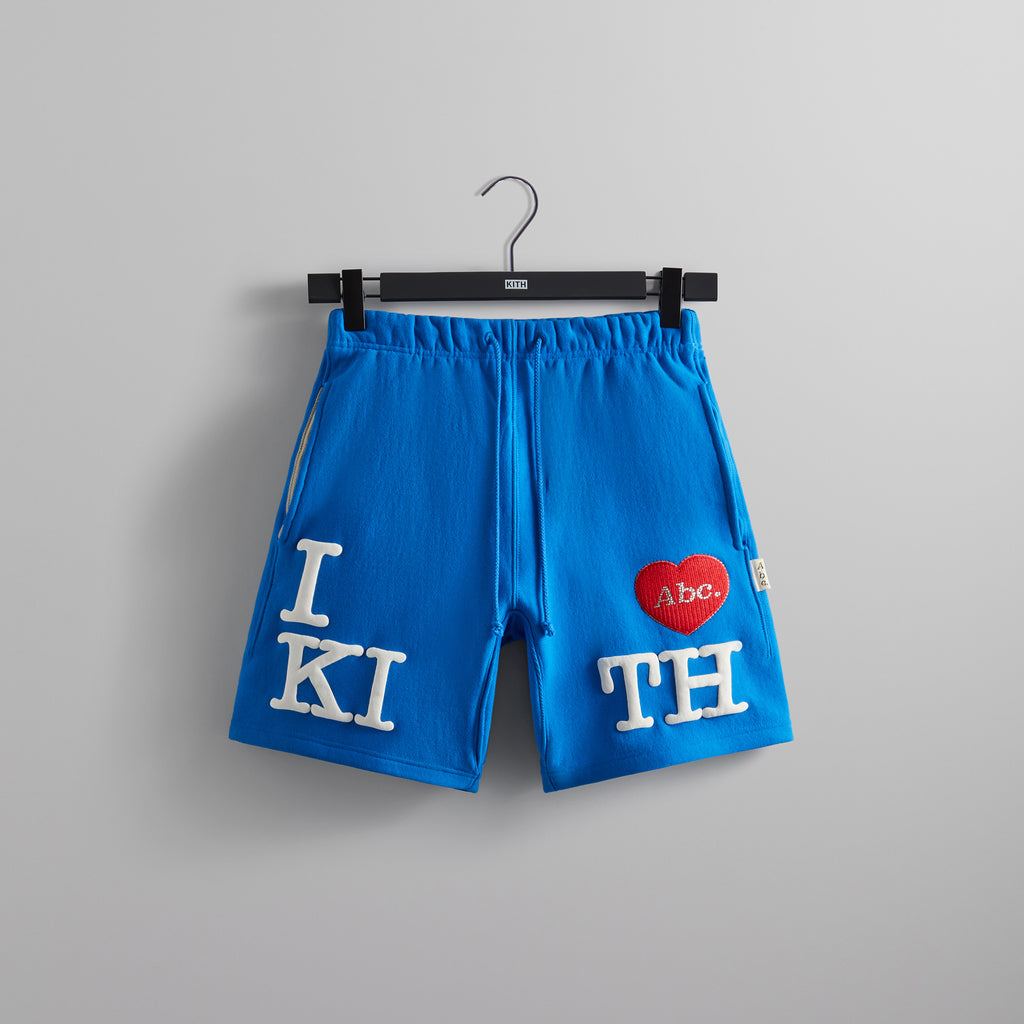 Kith for Advisory Board Crystals I Love Kith Short - Blue