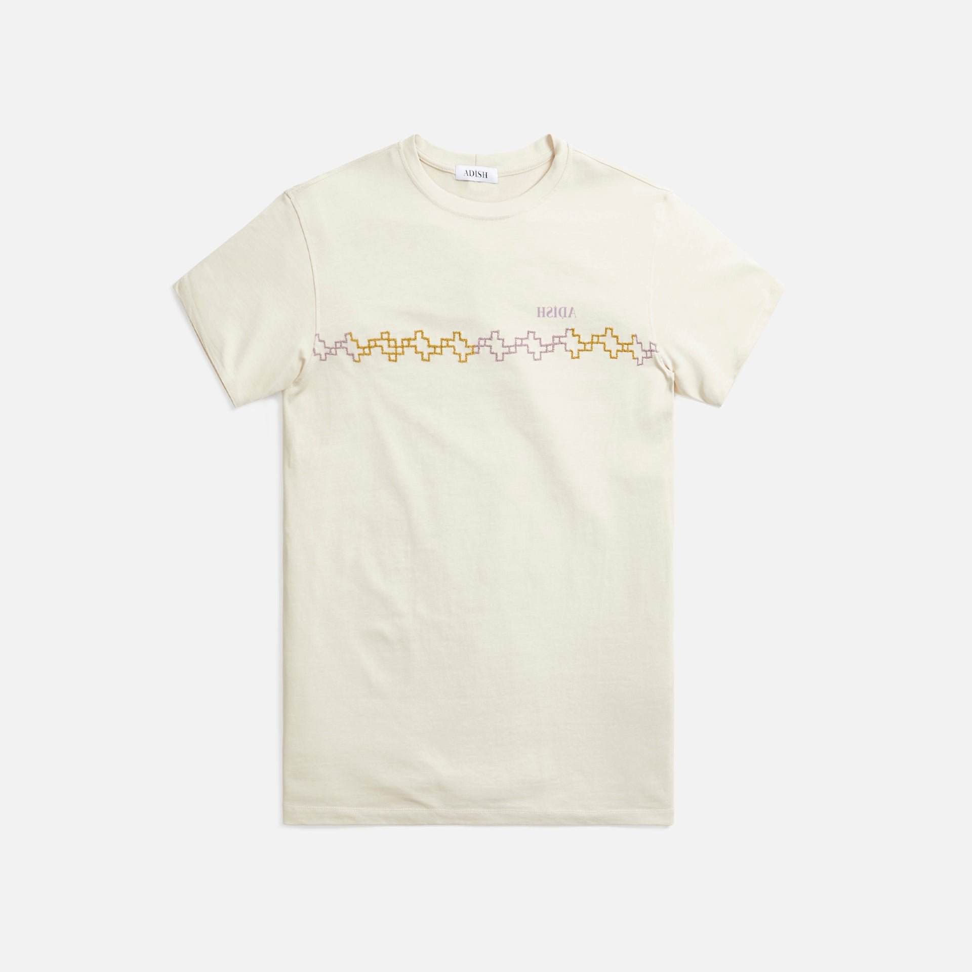 Adish Maouj Logo Tee - Off White