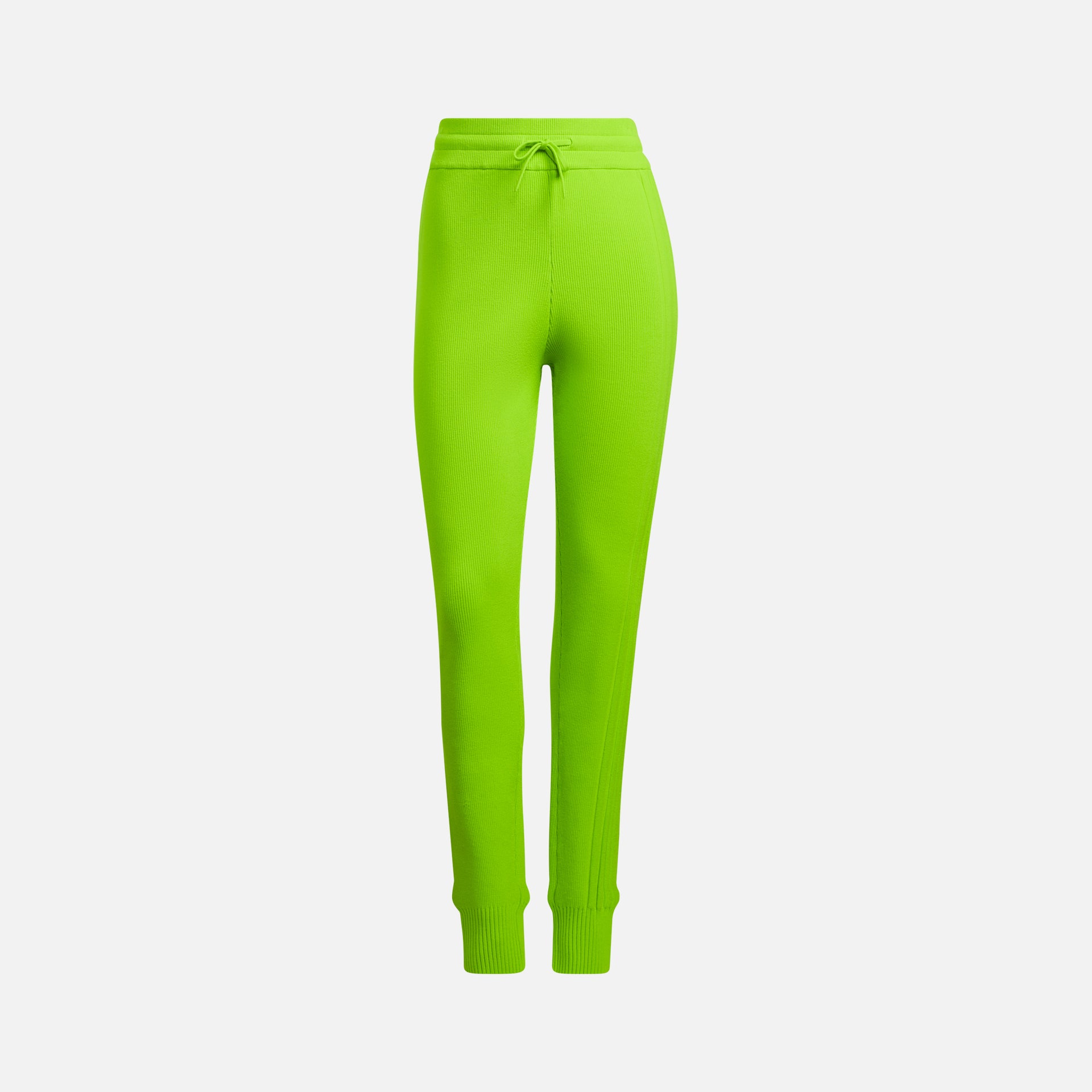 adidas x Ivy Park 3 Stripe Flare Pant - Solar Slime