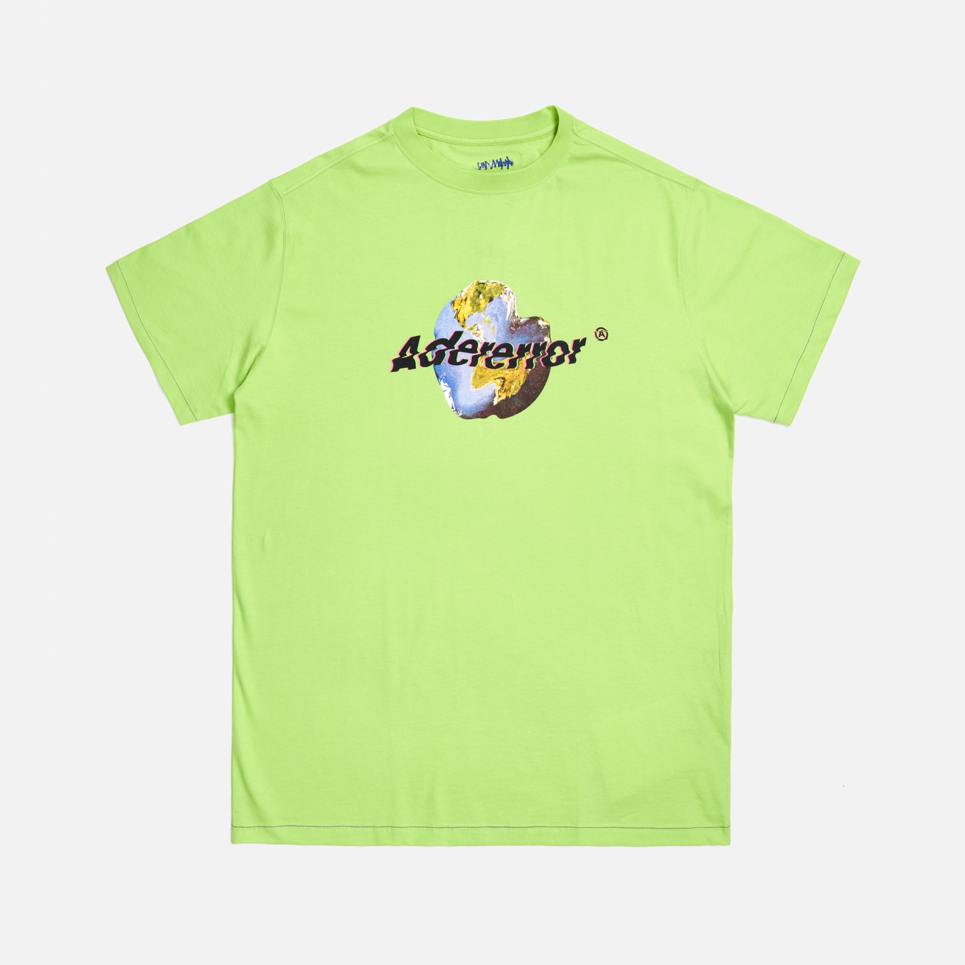 Ader Error Earth Graphics Top - Yellow / Green