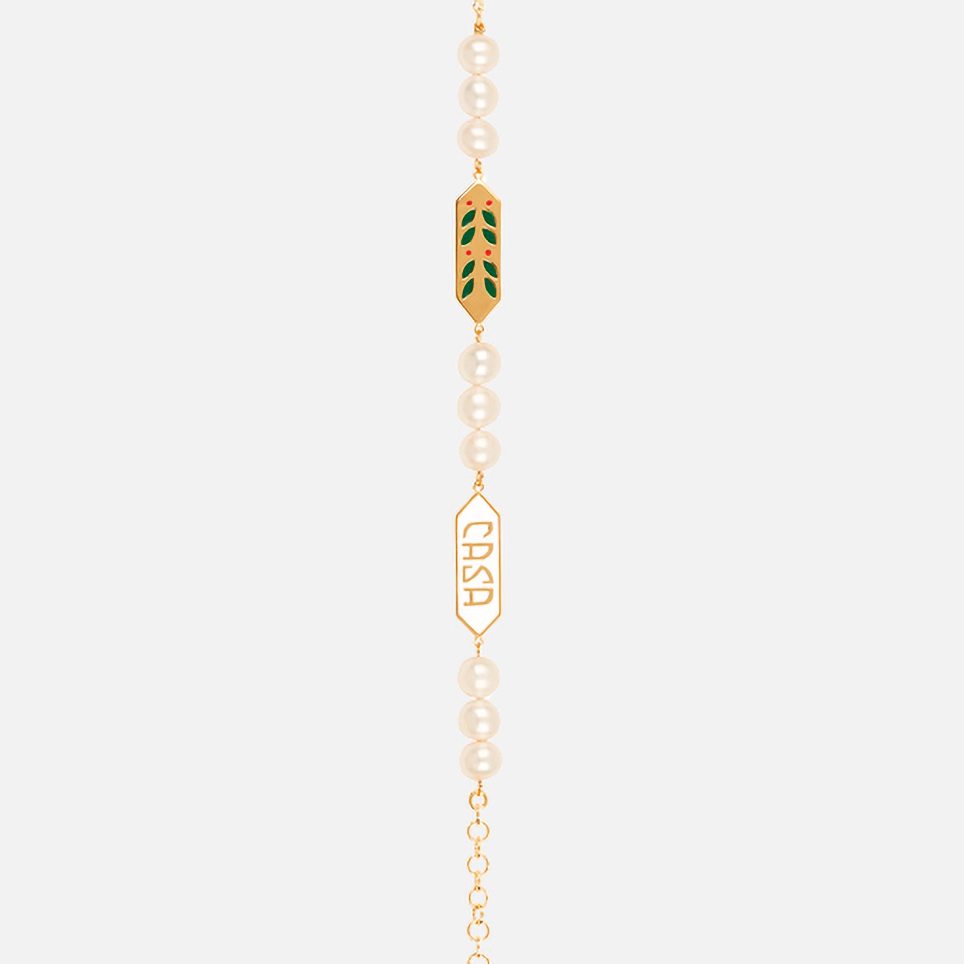 Casablanca Laurel Pearl Bracelet - Gold