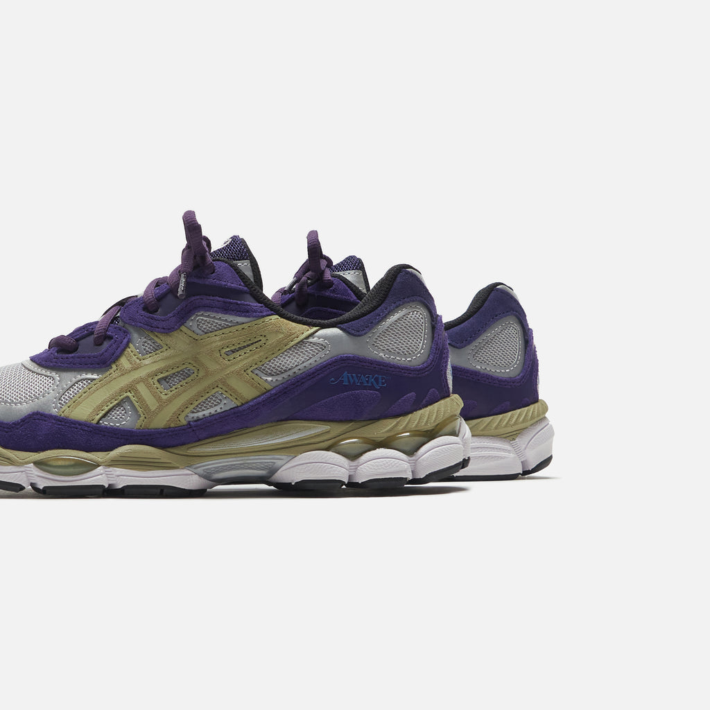 Asics x AWAKE NY Gel-NYC - Pure Silver / Gothic Grape – Kith