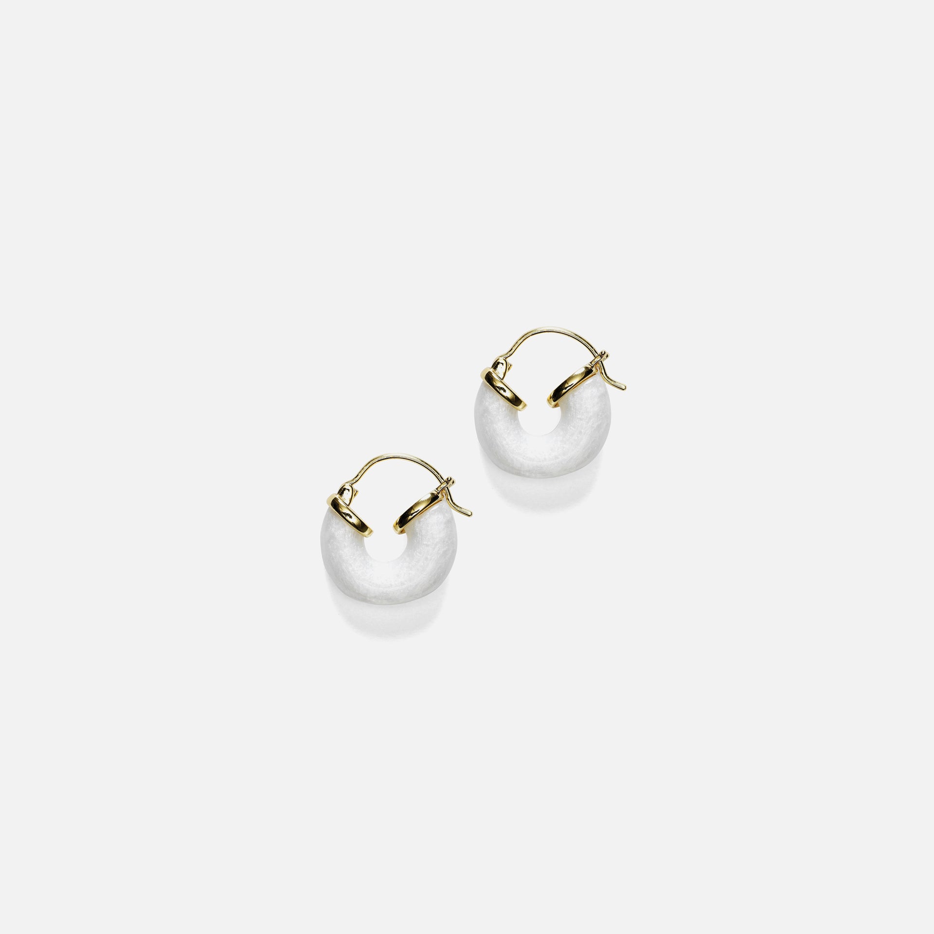 Anni Lu Petit Swell Hoop - White