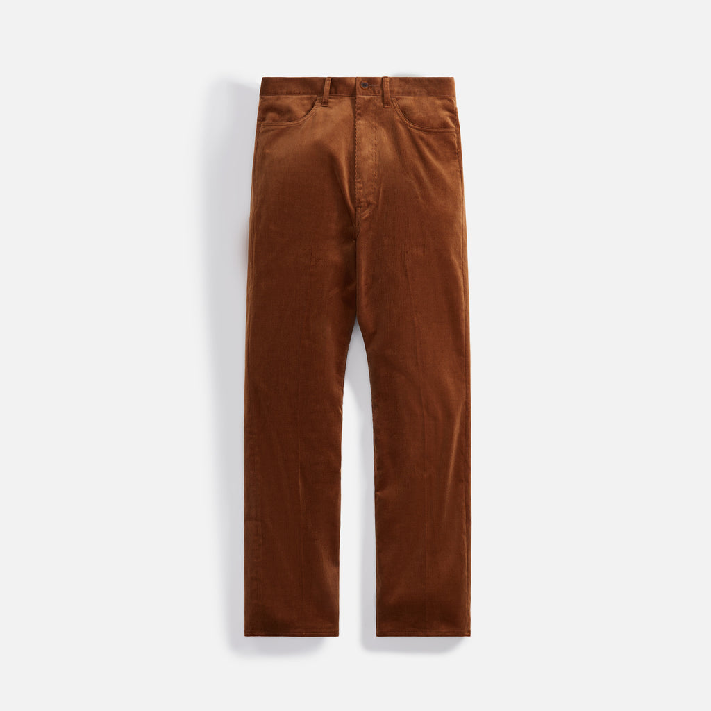 Auralee Finx Corduroy Pants - Red Brown – Kith