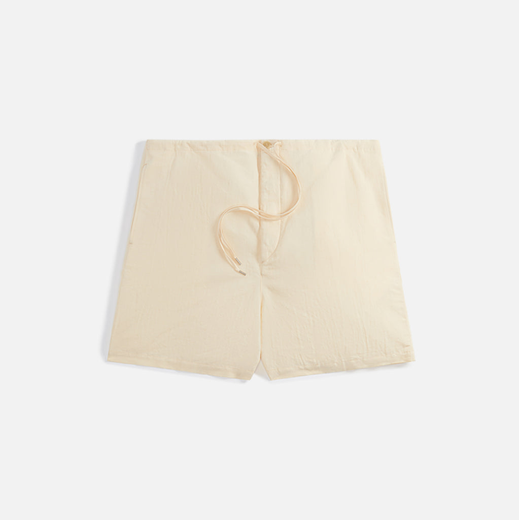 Auralee High Density Finx Linen Weather Easy Shorts - Ecru – Kith