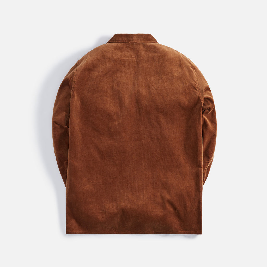Auralee Finx Corduroy Shirts - Red Brown – Kith