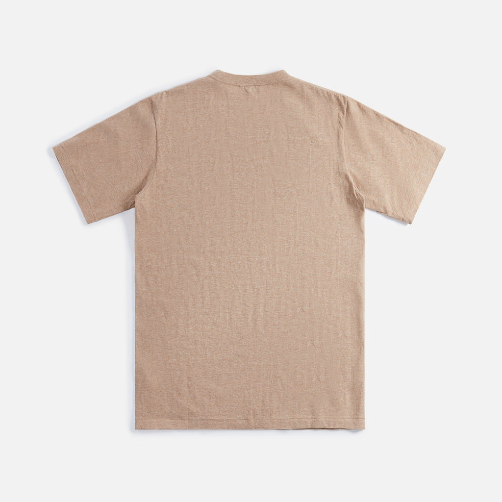 Auralee Hard Twist Cotton Cashmere Tee - Beige – RvceShops