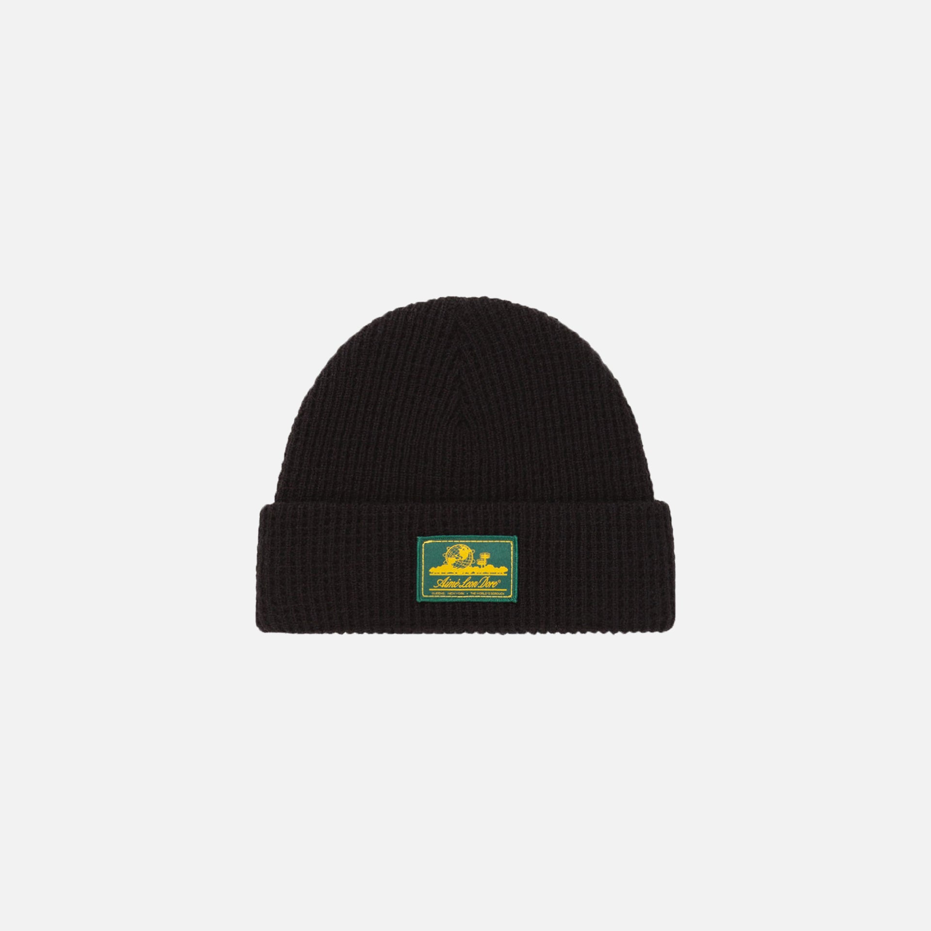 Aimé Leon Dore ALD Waffle Knit Beanie - Black