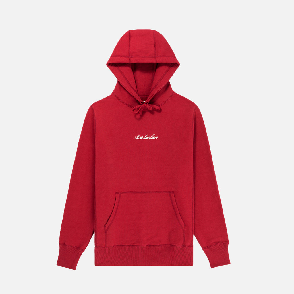 Aimé Leon Dore Logo Hoodie - Red Wine – Kith