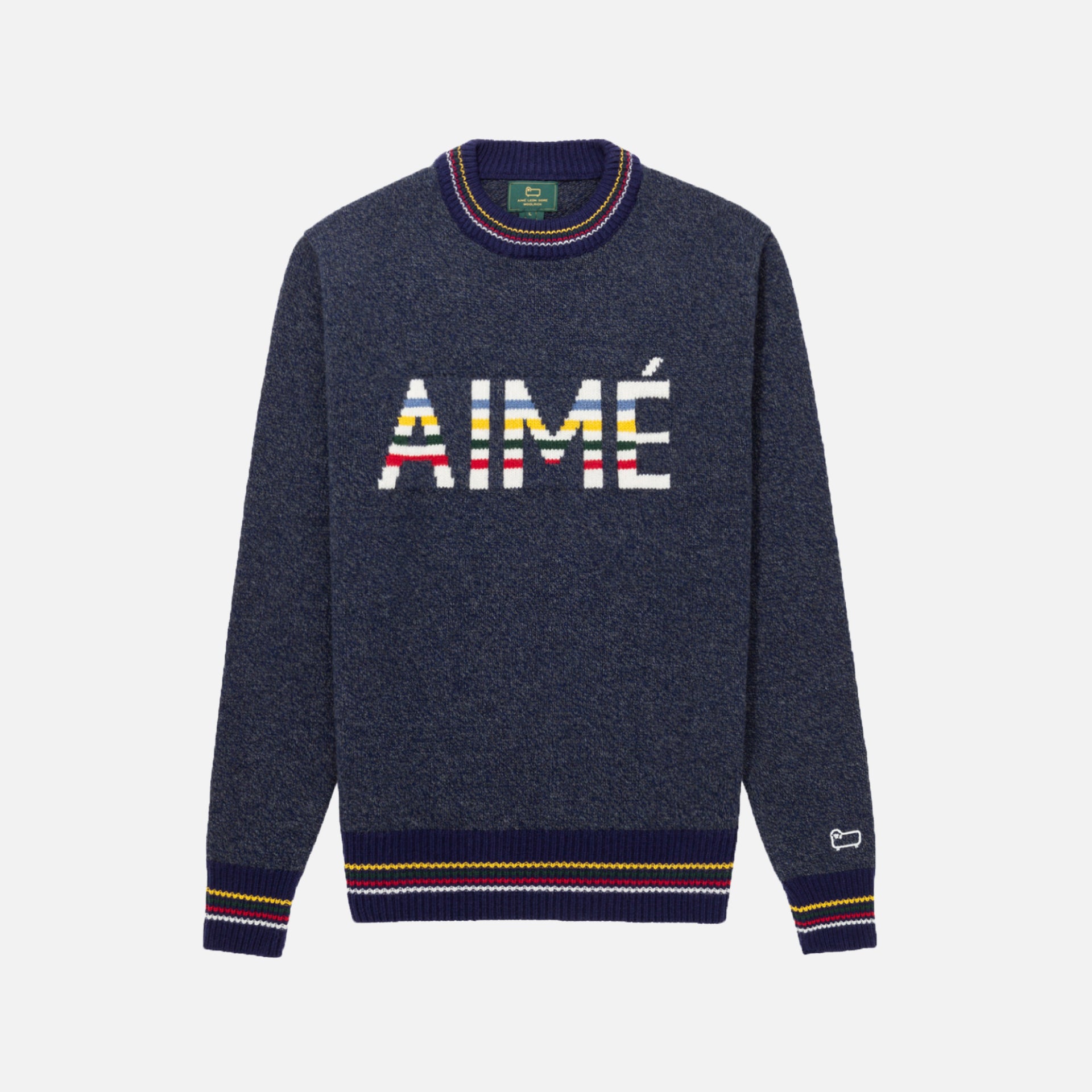 Aimé Leon Dore x Woolrich Print - Flag Navy