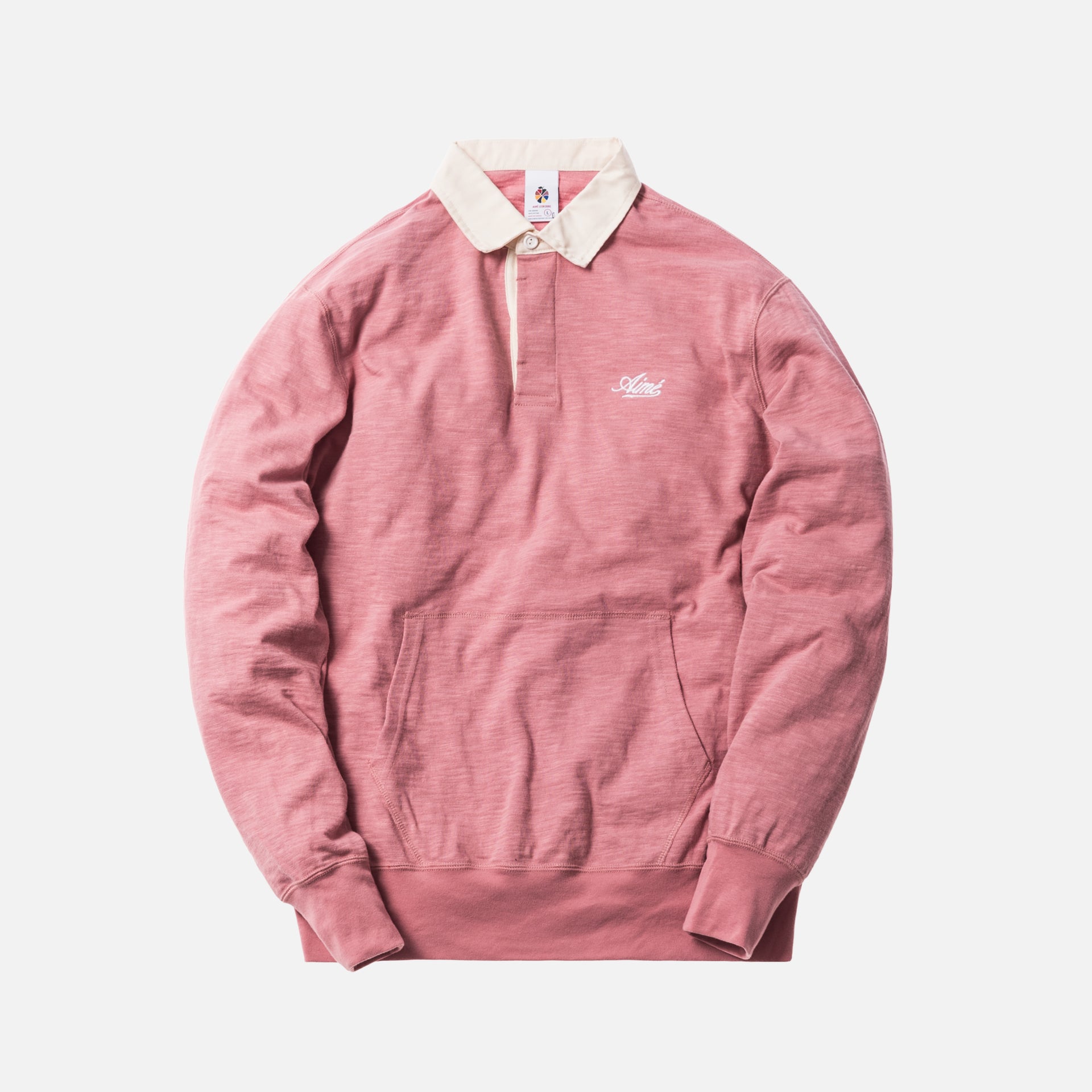 Aimé Leon Dore Long Sleeve Rugby Shirt - Dusty Pink