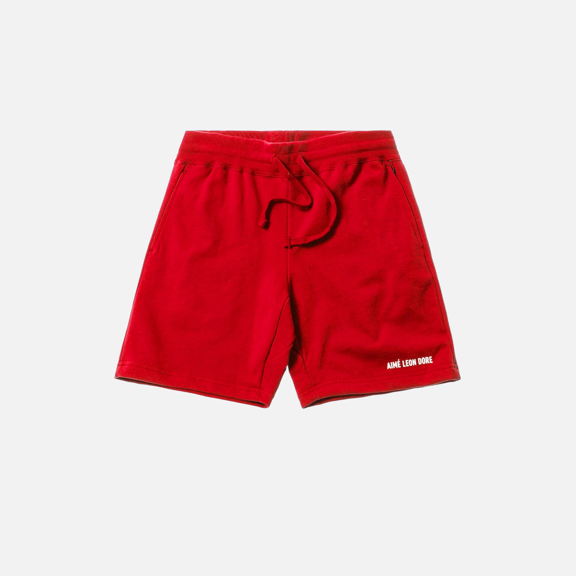 Aimé Leon Dore Logo Camper Shorts - Red