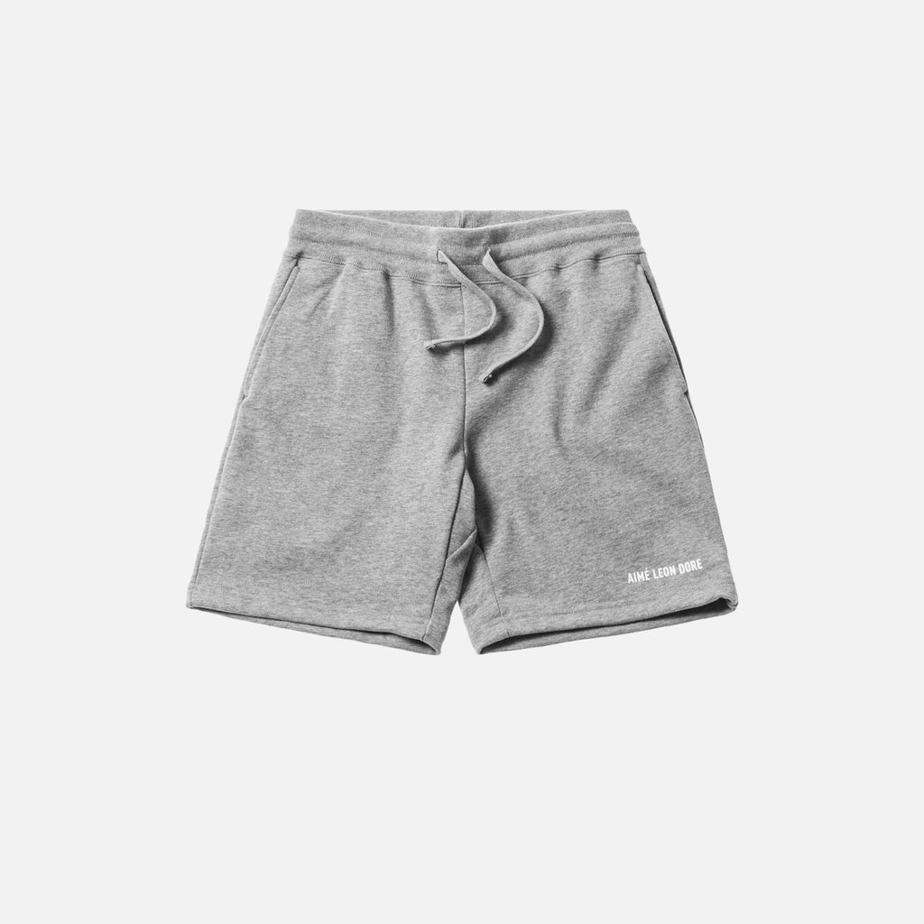 Aimé Leon Dore Logo Camper Shorts - Grey Mix – Kith