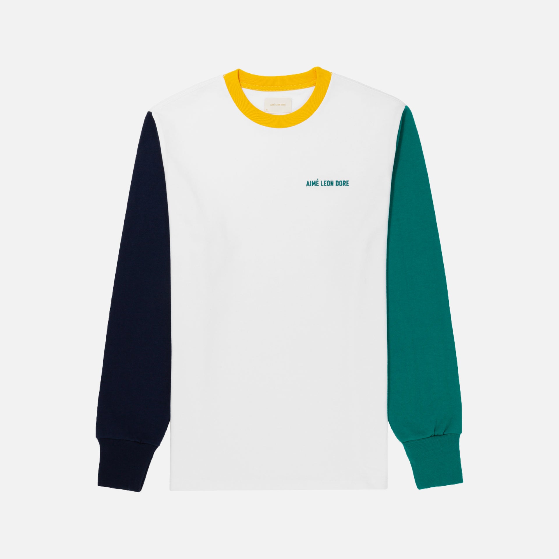 Aimé Leon Dore L/S Colorblock Tee - White Multi