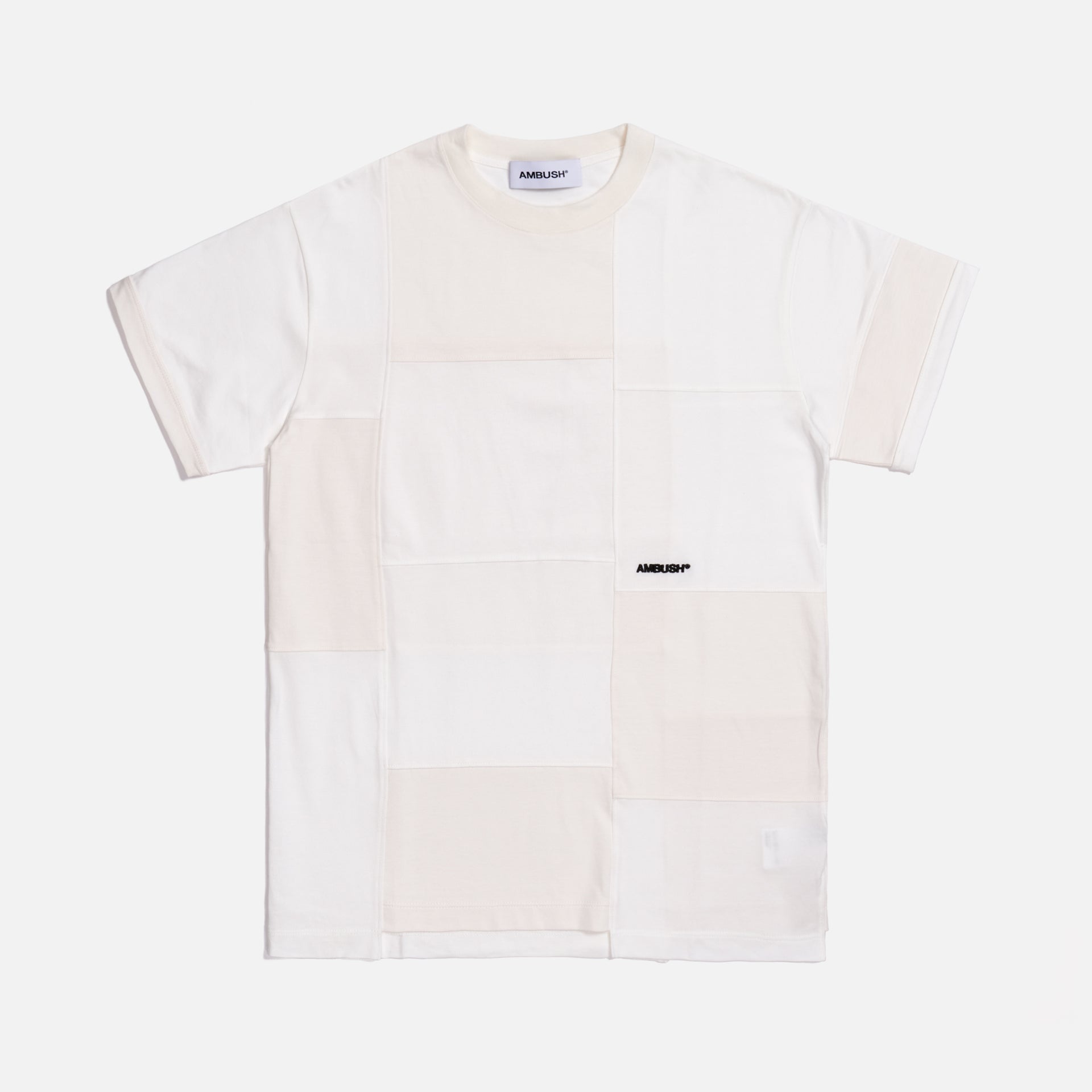 Ambush Block Panel Tee - Off White