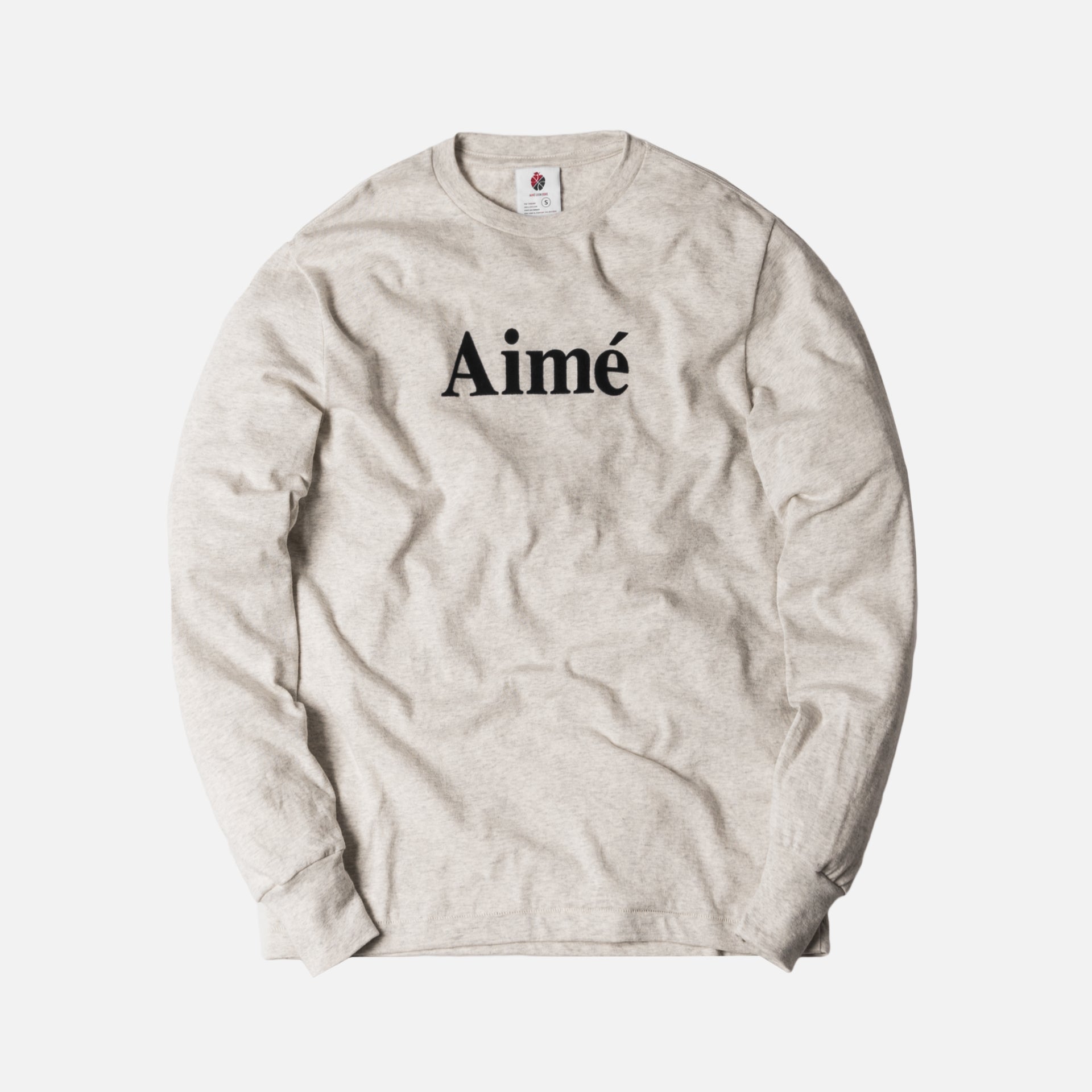 Aimé Leon Dore L/S Logo Tee - Oatmeal