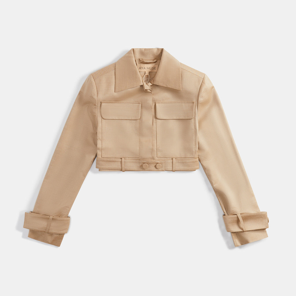 Aya Muse Manza Jacket - Sand – Kith