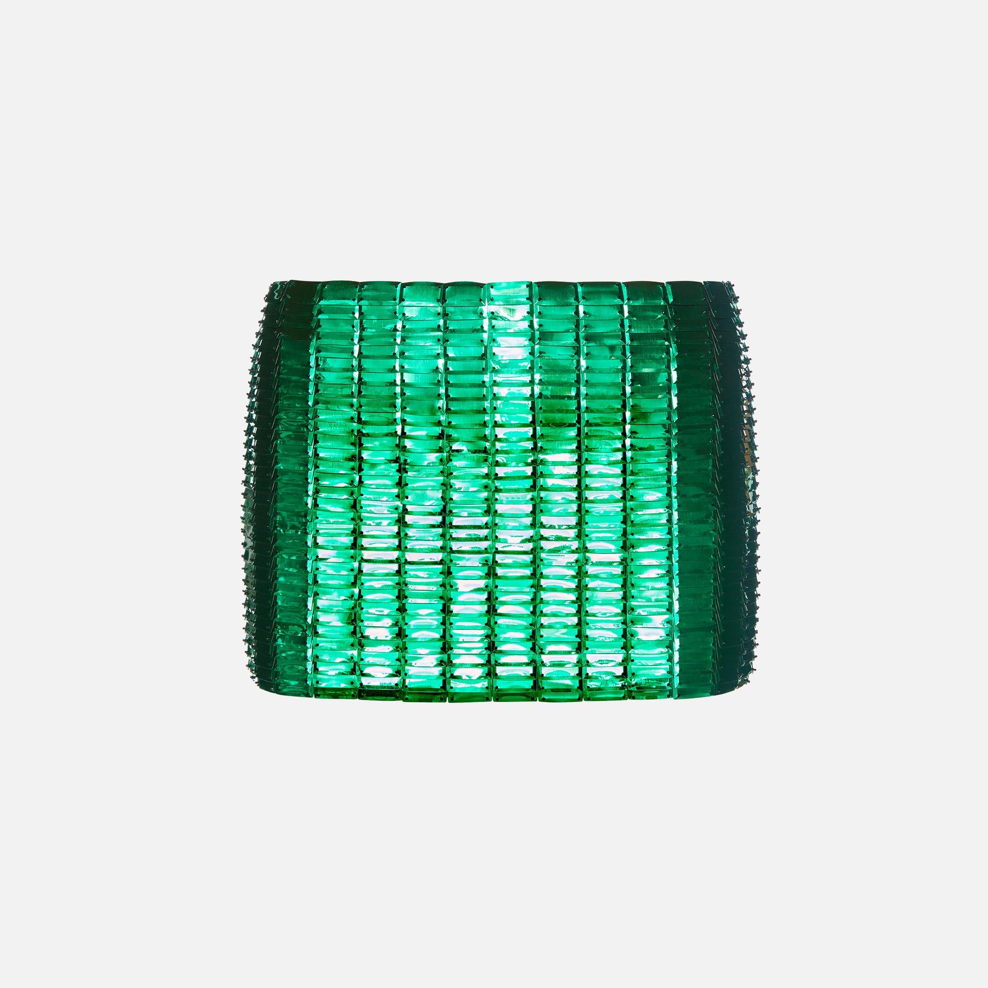 The Attico Mini Skirt - Emerald