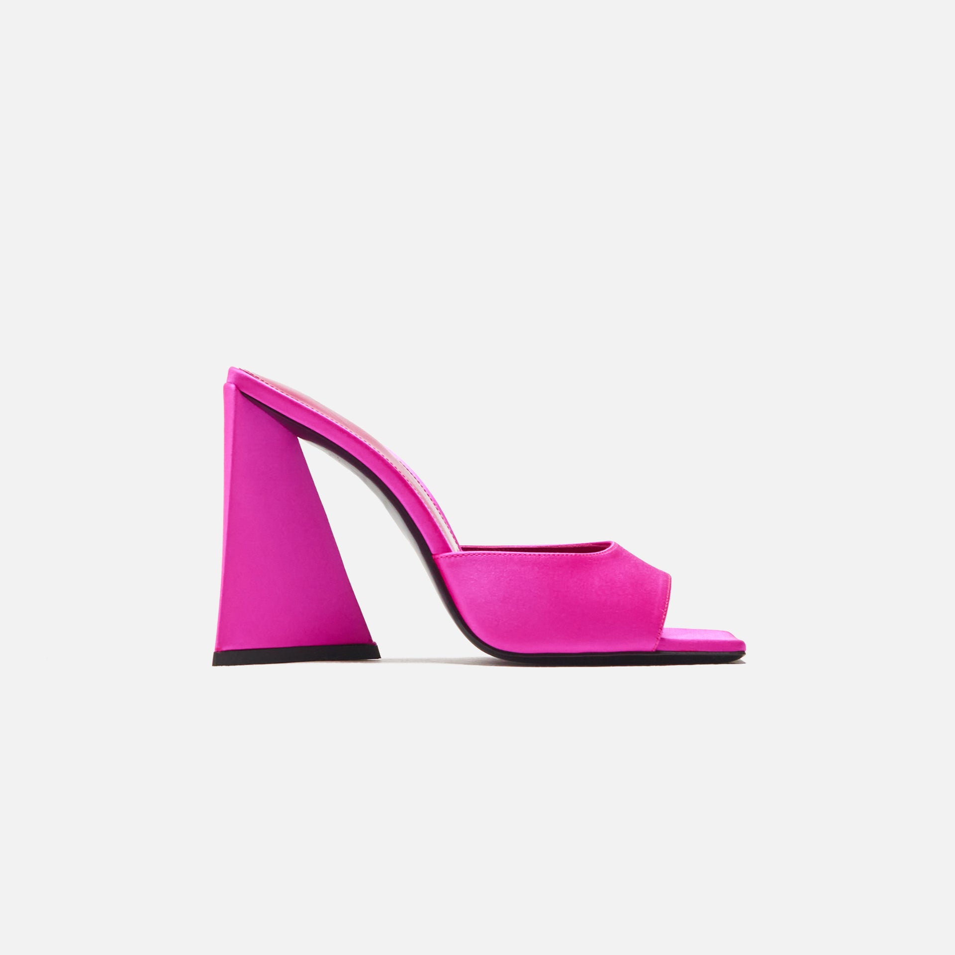 The Attico Devon Mule Rasi - Fuchsia