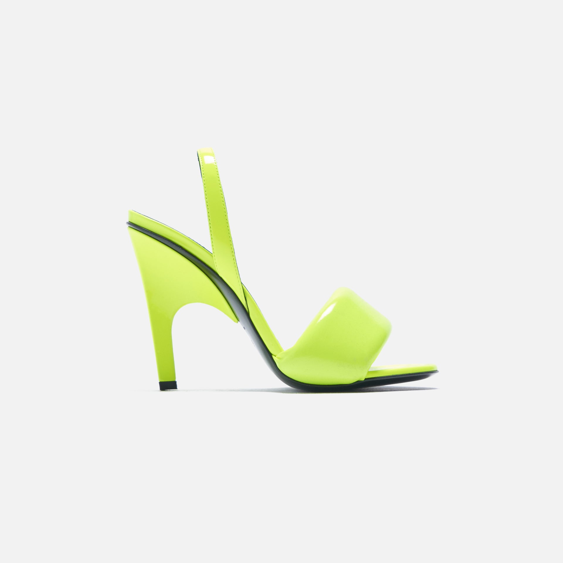 The Attico Rem Sandal 105mm - Fluorescent Yellow