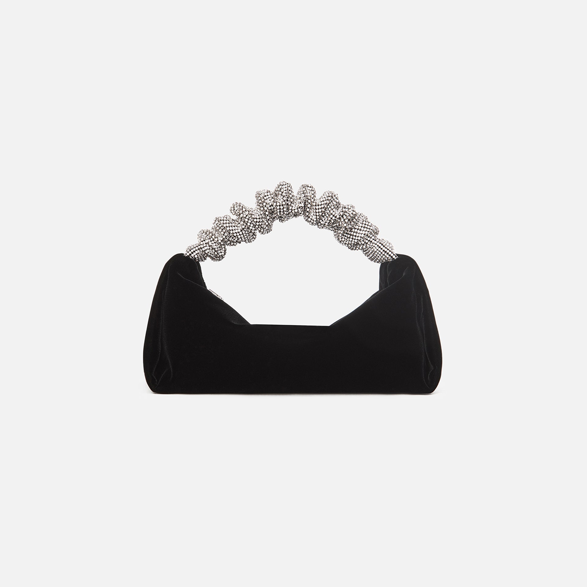 Alexander Wang Scrunchie Rhinestone Handle Mini Bag - Black