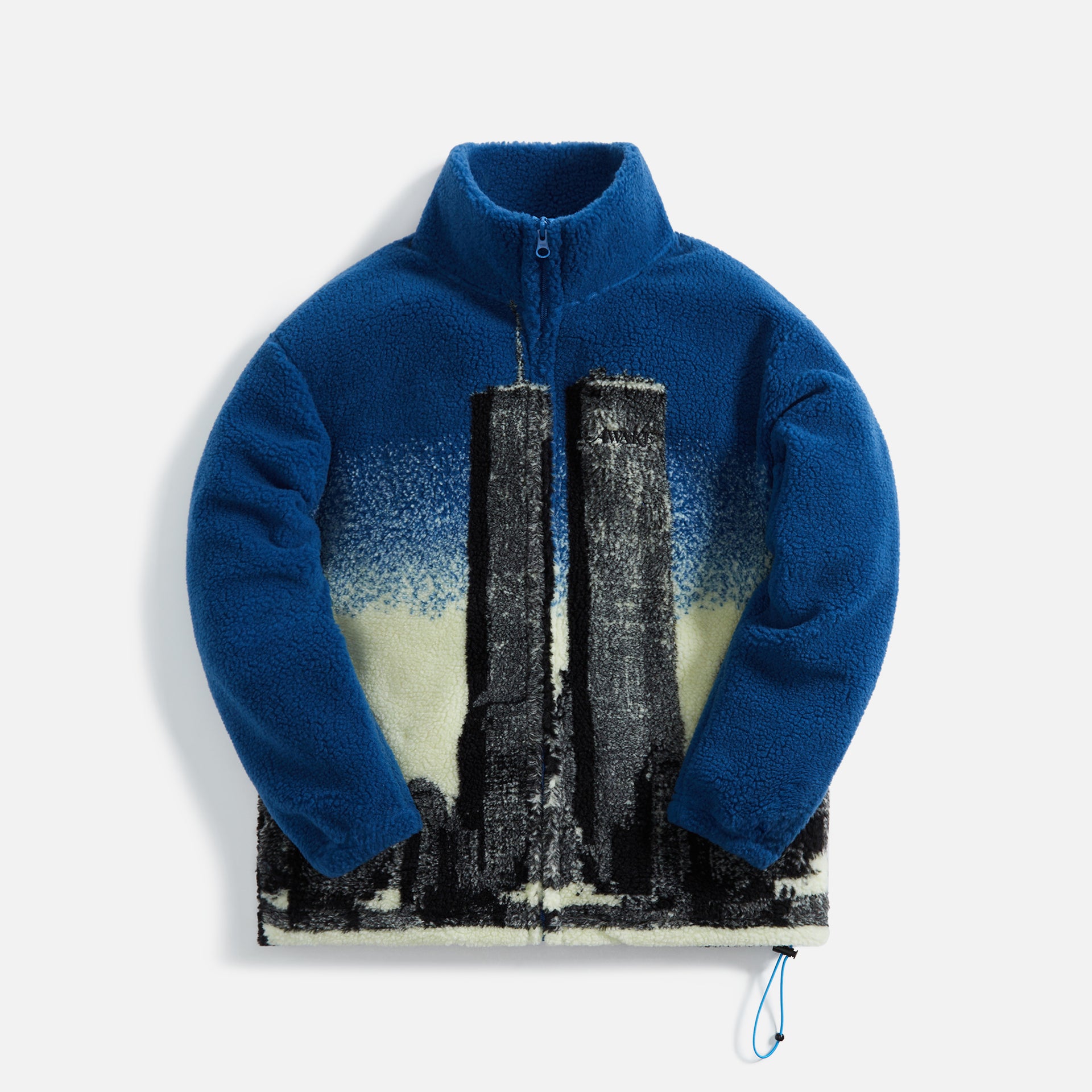 Awake Coast to Coast Zip Up Fleece - Cobalt