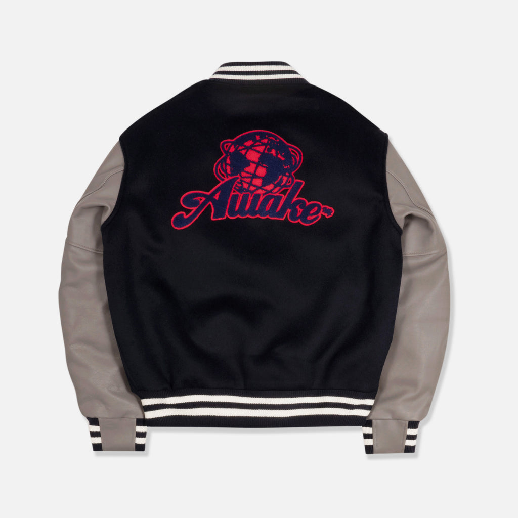 Crown Embroidered Varsity Jacket – Awake NY