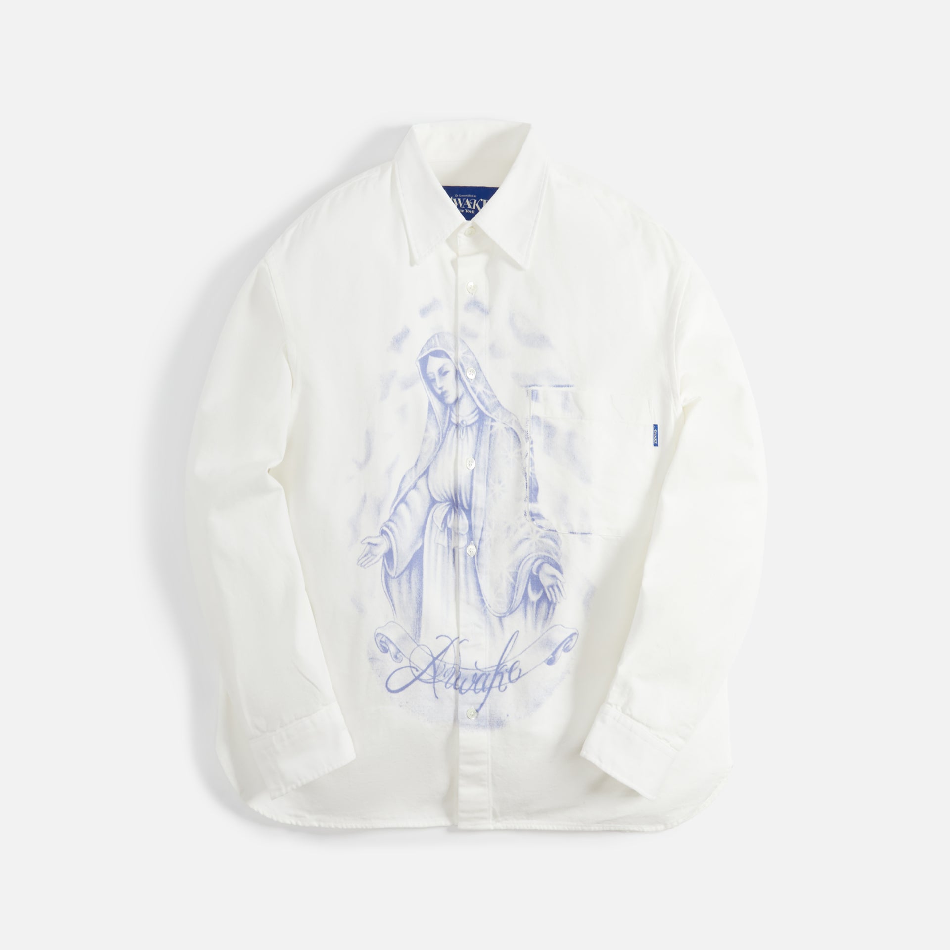 Awake Santa Maria Oxford Shirt - White