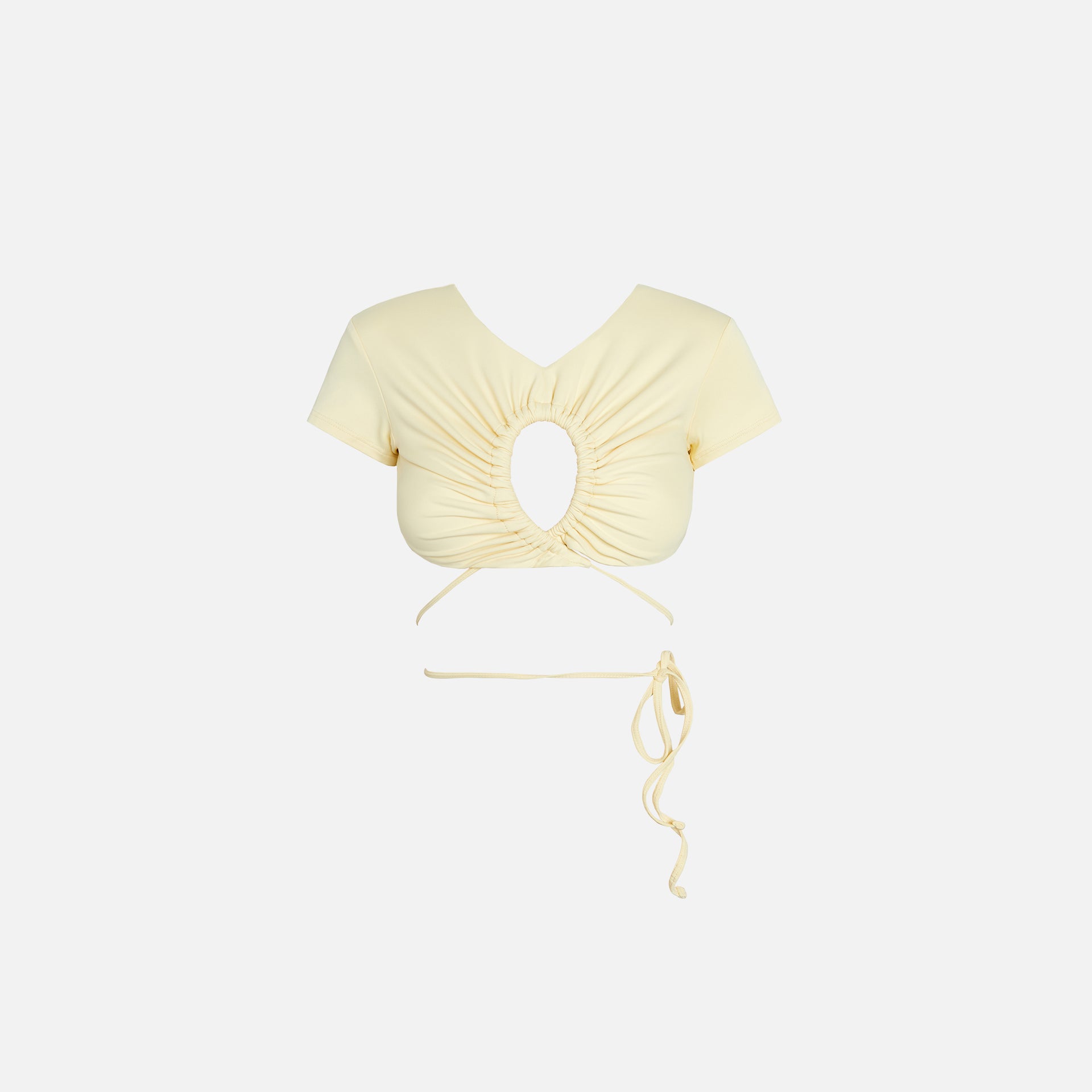 Alix Alston Crop Top - Canary