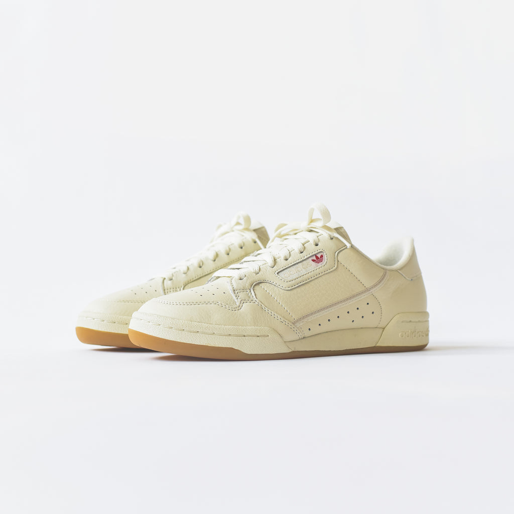 adidas Continental 80 - White / Raw / Gum – Kith