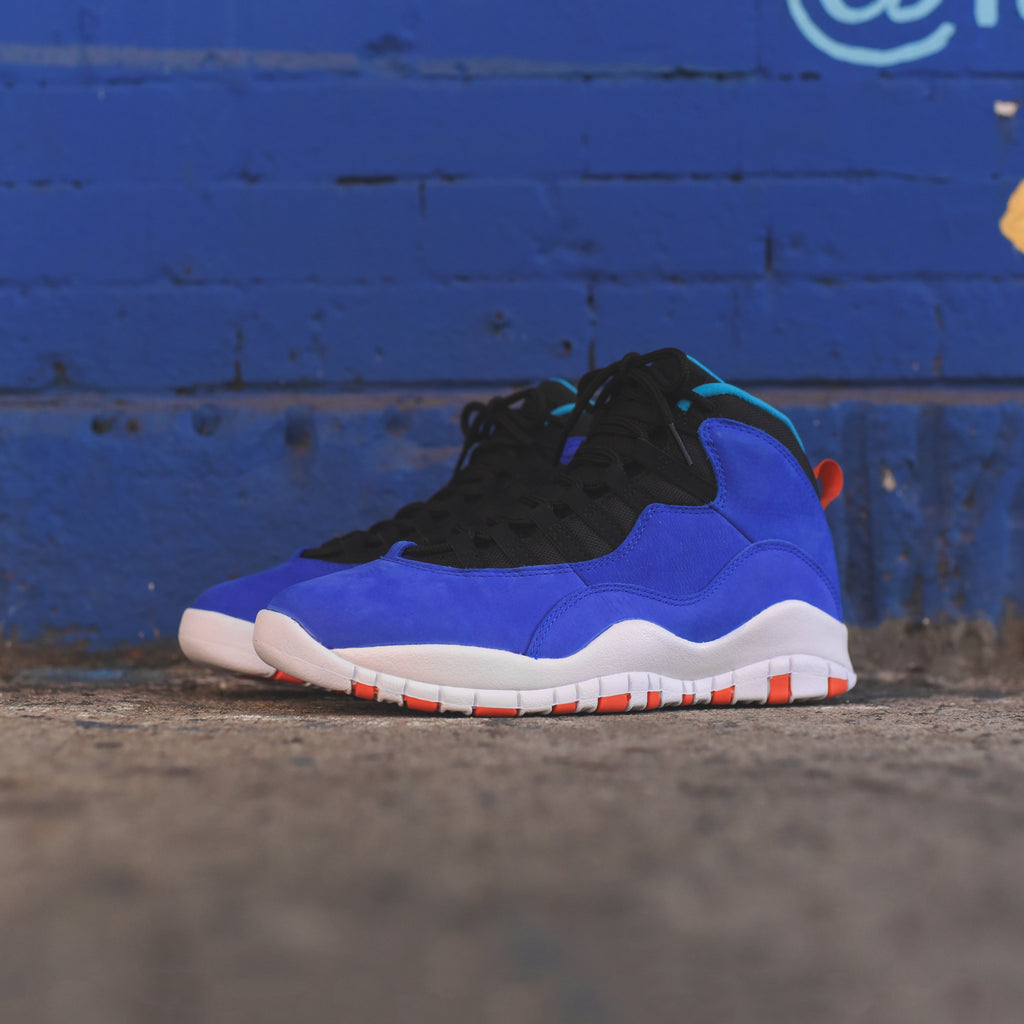 Jordan 10 shop blue orange