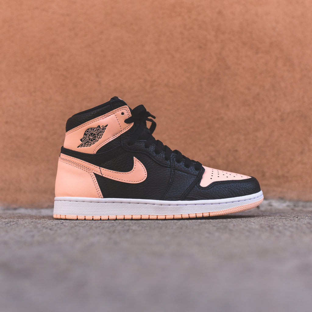 Jordan 1 black / crimson tint / top white