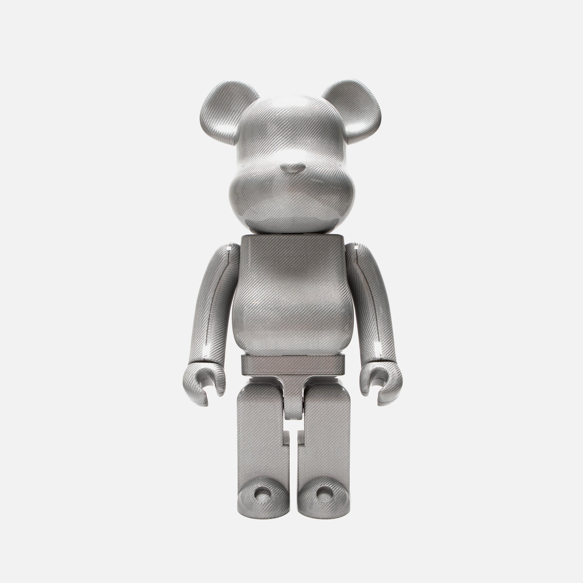 BearBrick Taxlium Silver Carbon 1000%
