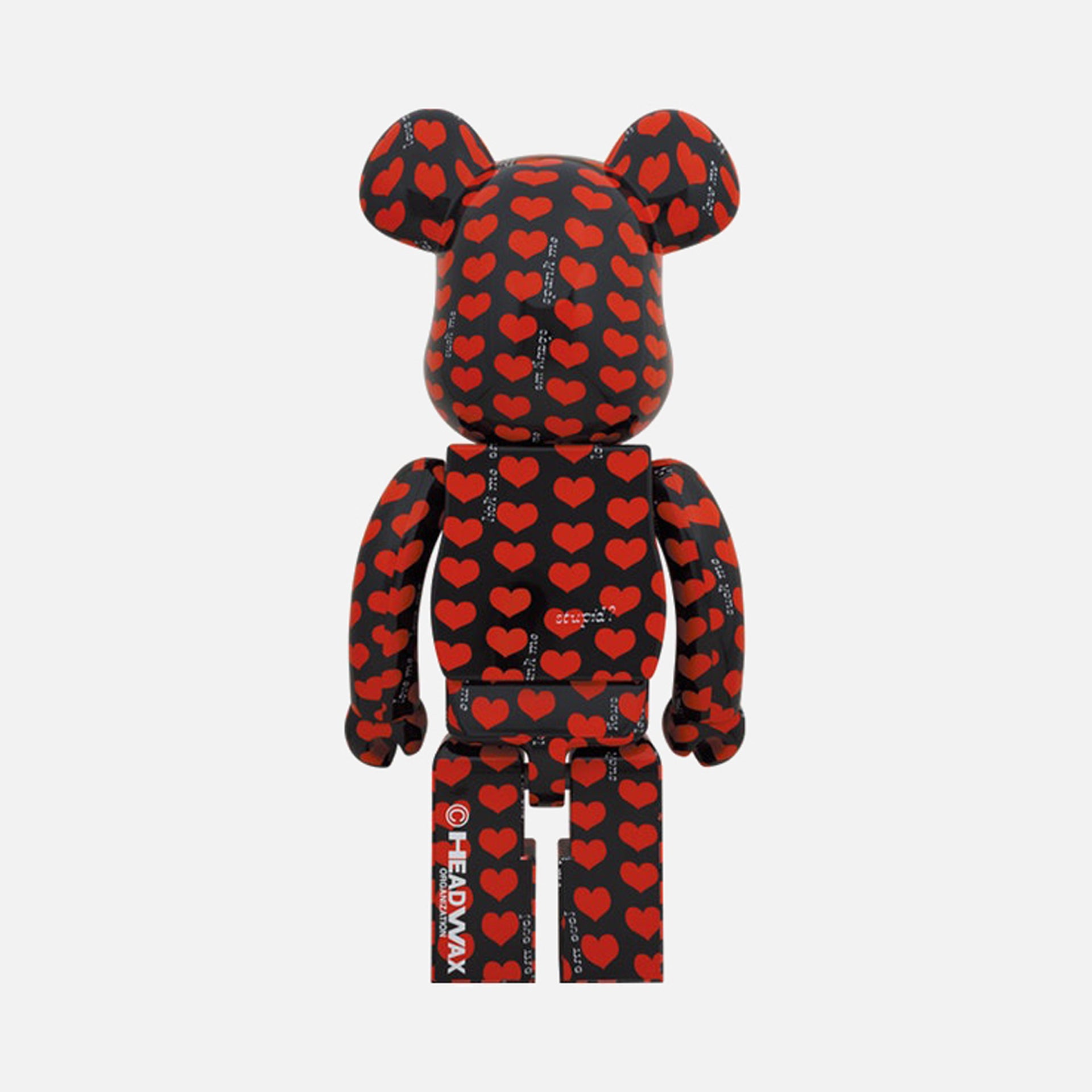 BearBrick Black Heart 1000%