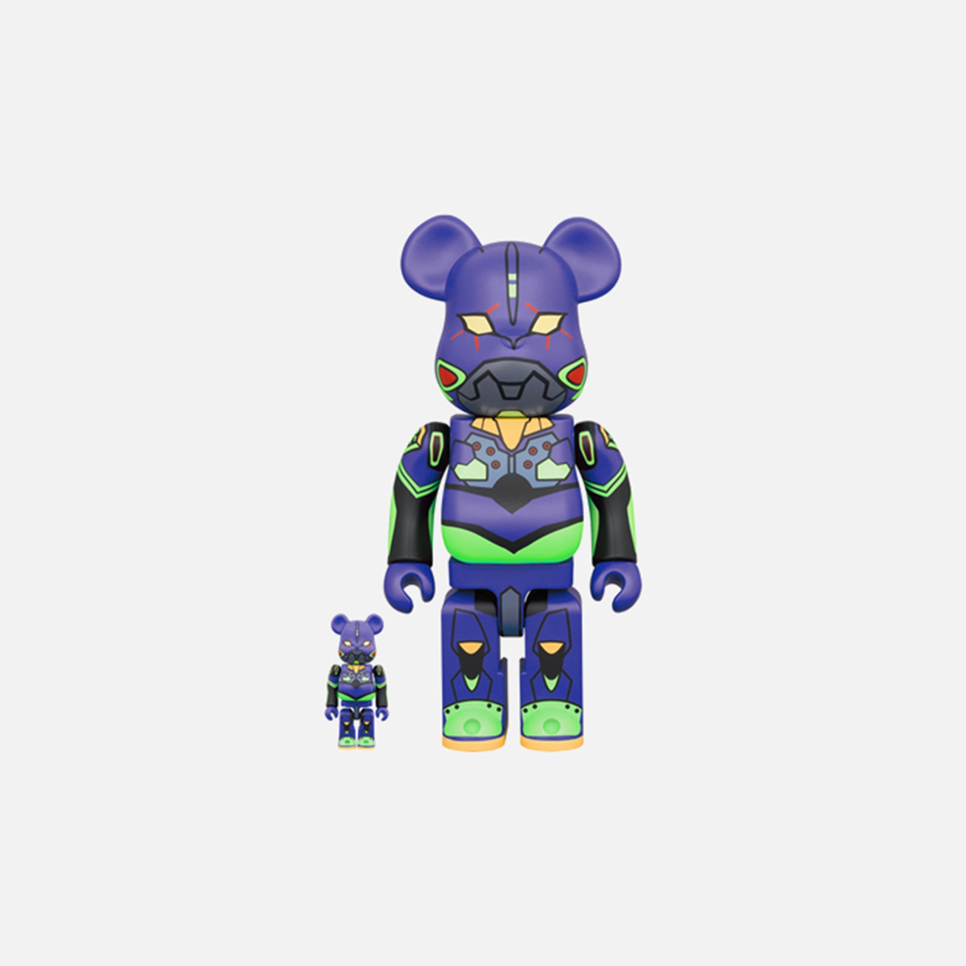 Medicom Toy Be@rbrick Evangelion Eva-01 400% + 100%