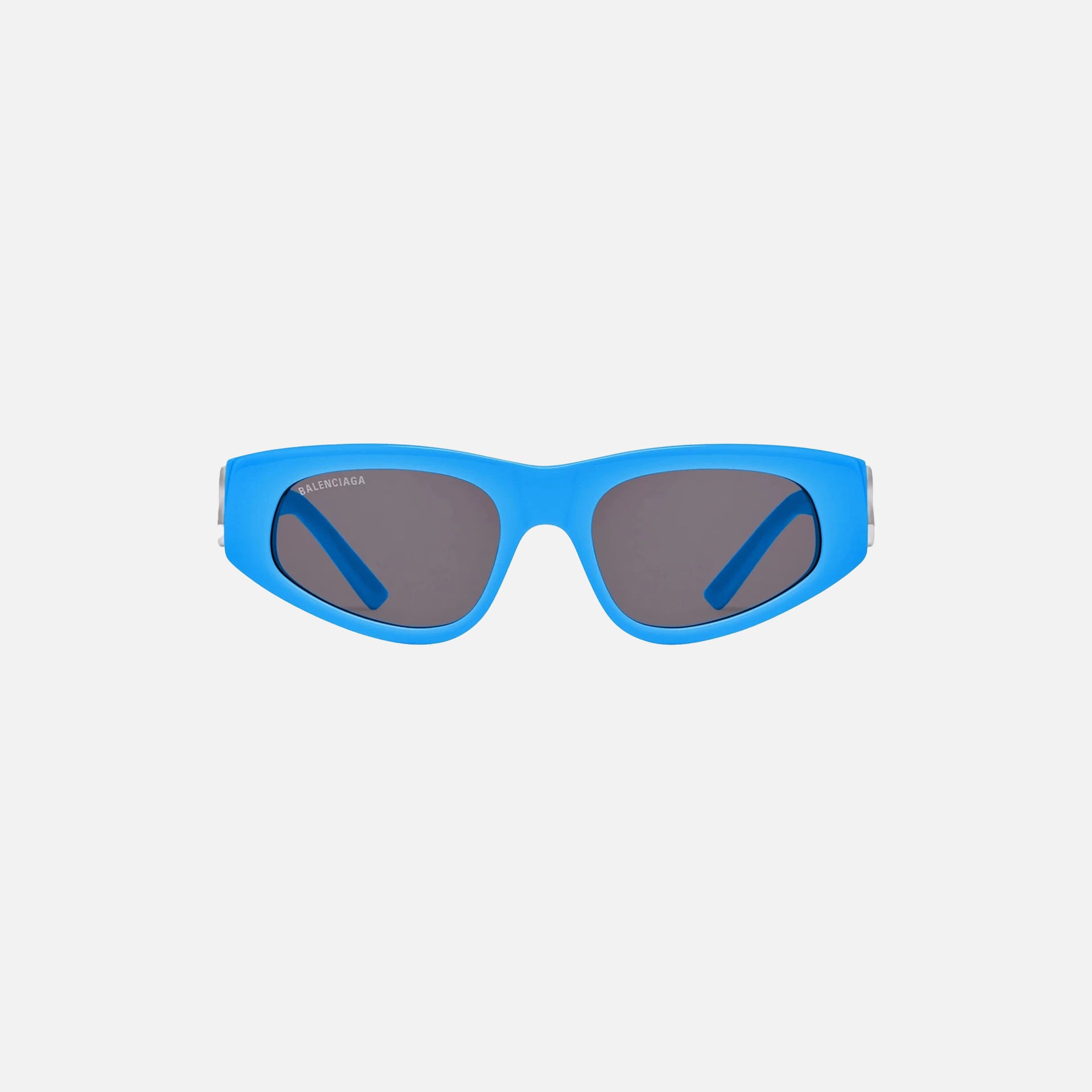 Balenciaga BB Logo Hinge Frame - Blue / Grey Lens