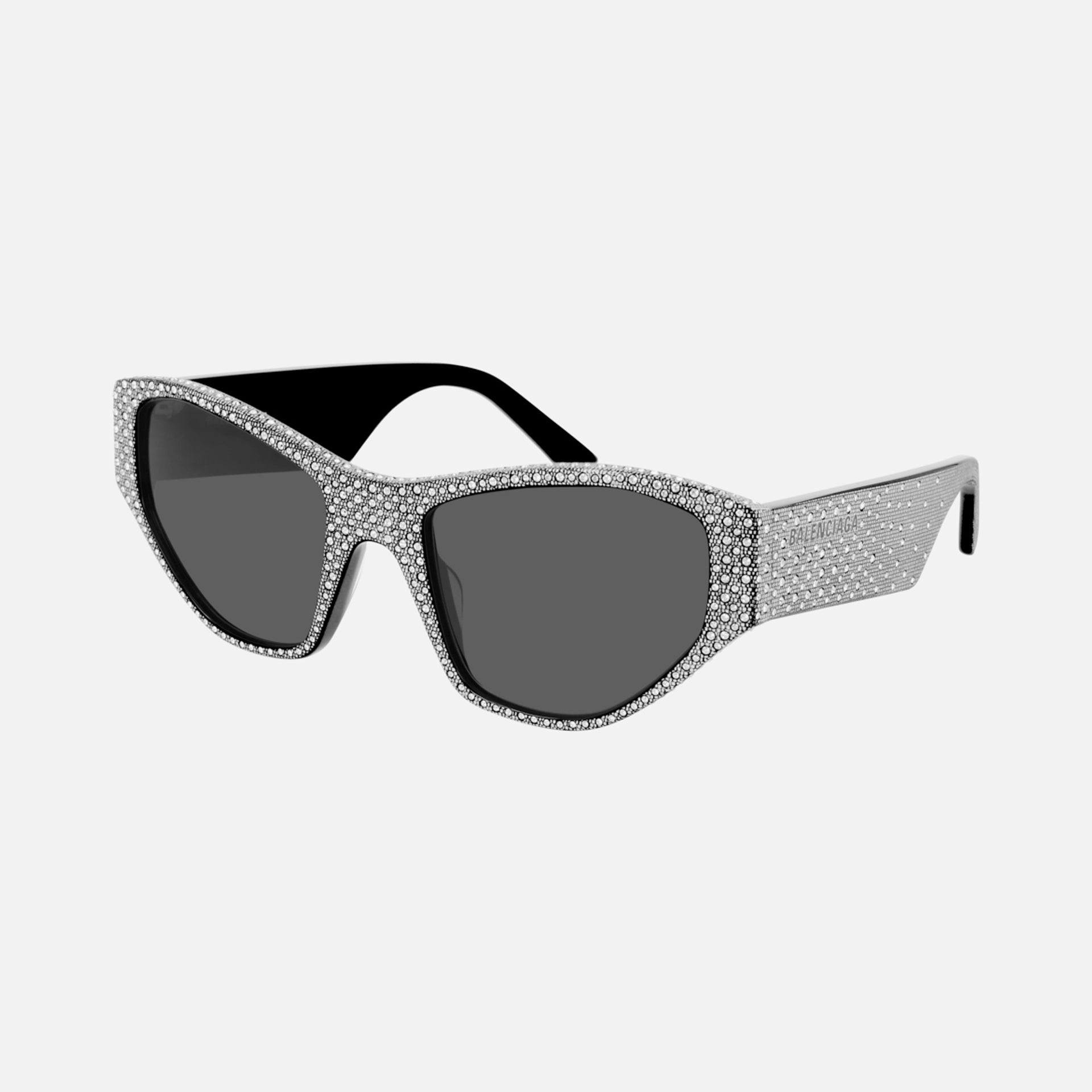 Balenciaga Wide Cat Eye - Rhinestone