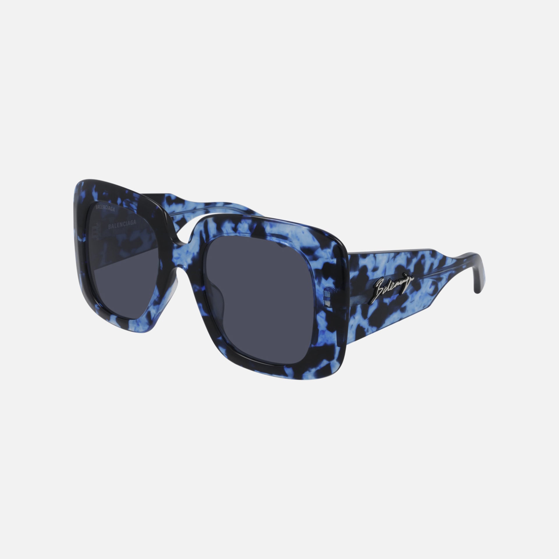 Balenciaga XL Square Frame - Blue Tortoise